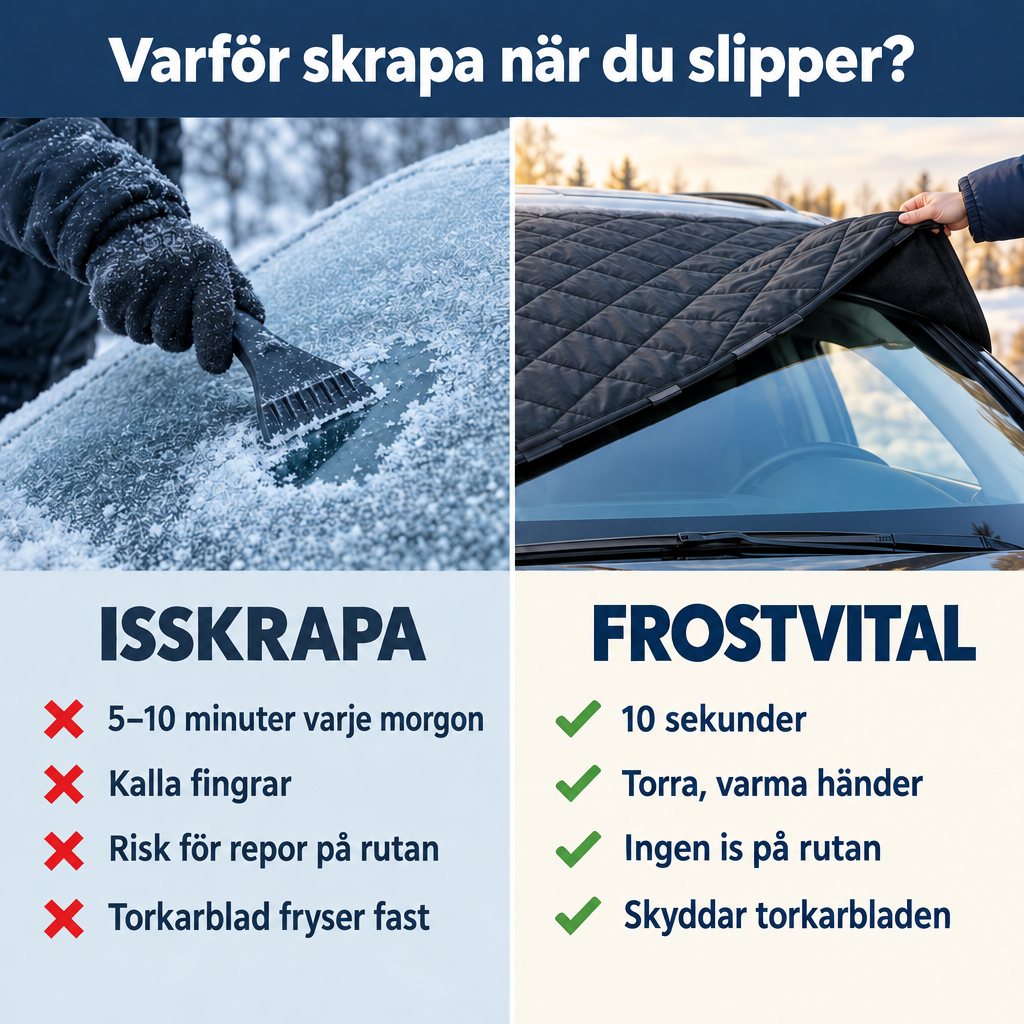 Isskrapa jämfört med FrostVital